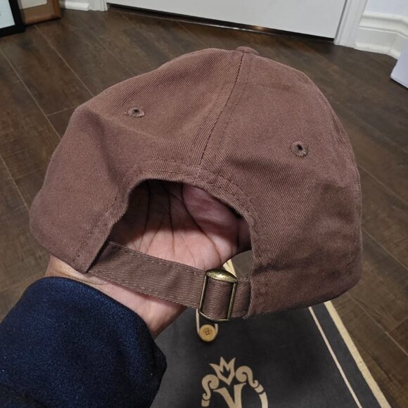 Rare Verragio Jute Tote Bag and Ball Cap Bundle - Brown, Cream, and Orange - Picture 3 of 15